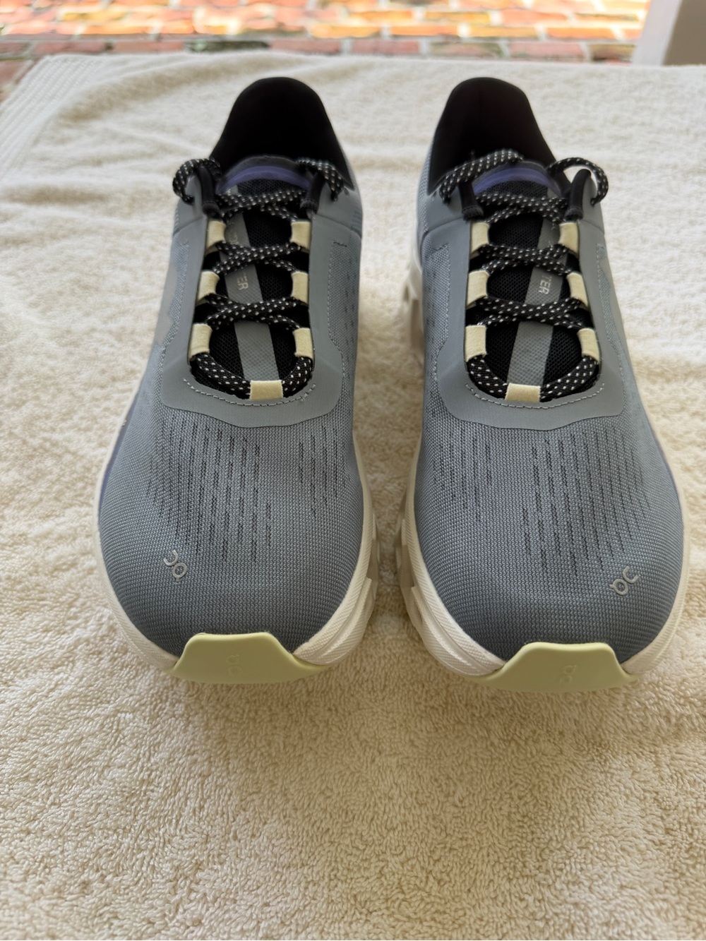 On Running Women's Cloudmonster Shoes in Mist/Blueberry - NWT - Sz 10.5